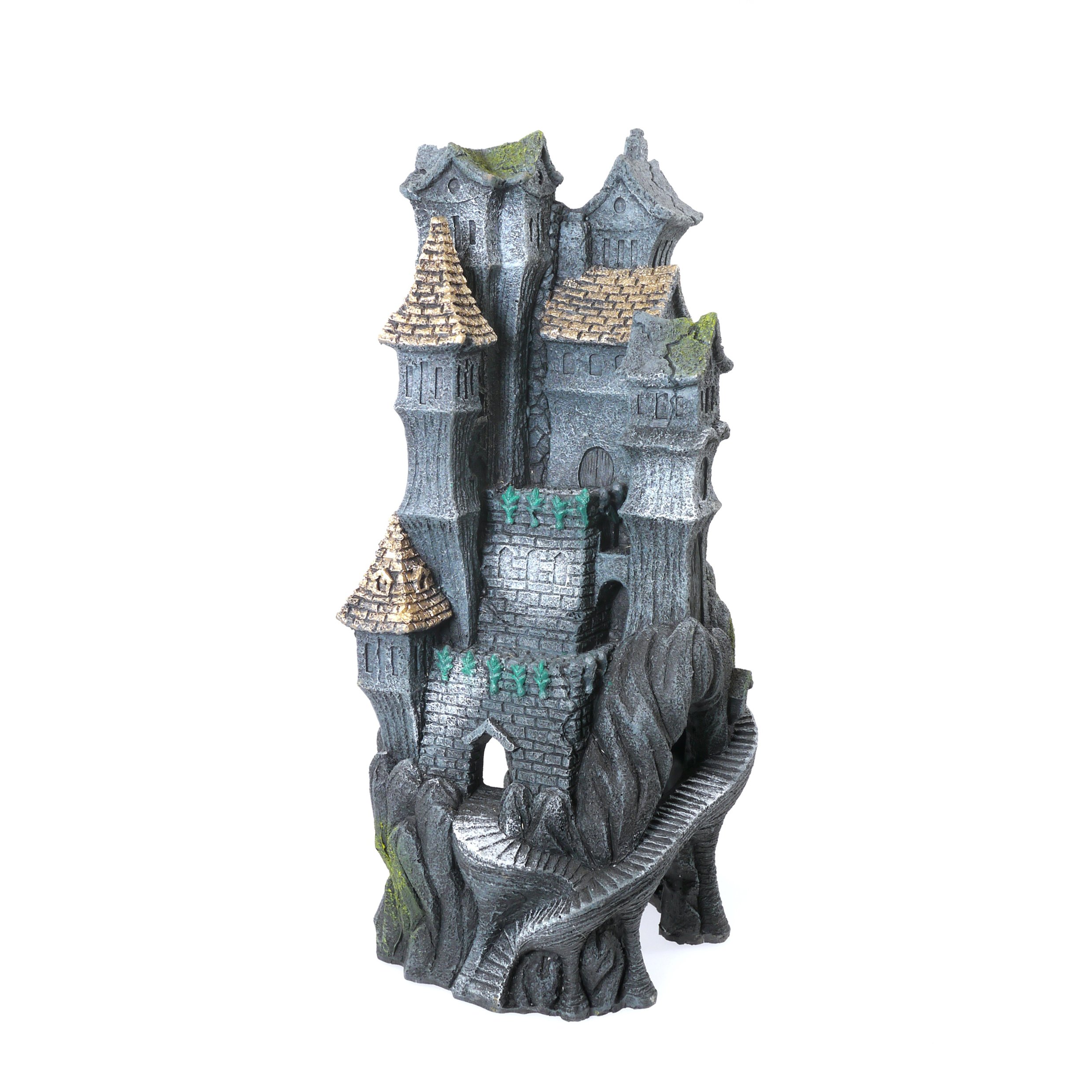 Blue Ribbon Rosewood Darkness Falls Towers Fish Tank/Aquarium Ornament