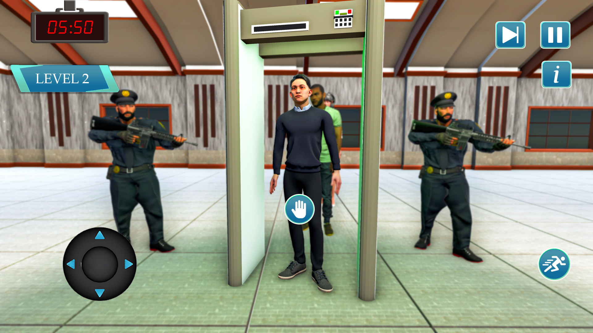 Airport Security Officer Manager 3D Game Border Patrol Airport