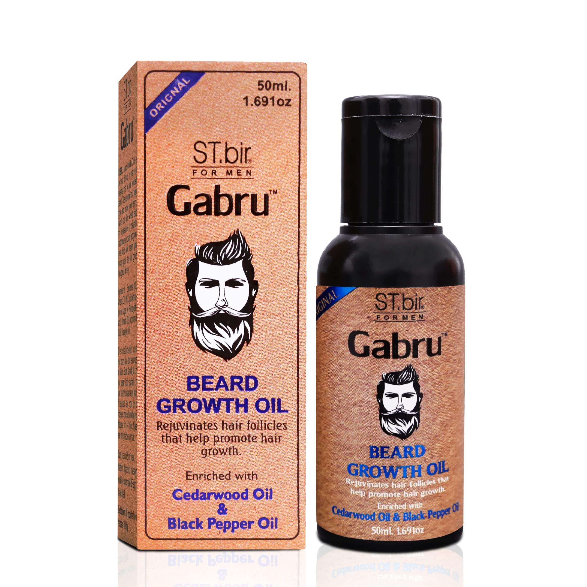 ST.bir Gabru Beard Oil Cedarwood and Blackpepper 50ML (B07F7M6CN8) Amazon Price History, Amazon Price Tracker