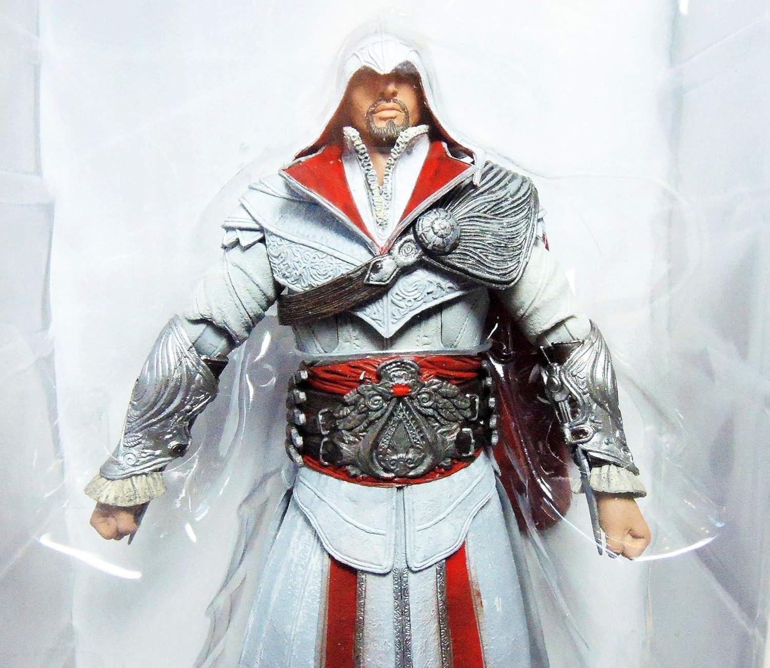 Assassins Creed Ezio Ivory Hooded 7" Action Figure Series 2
