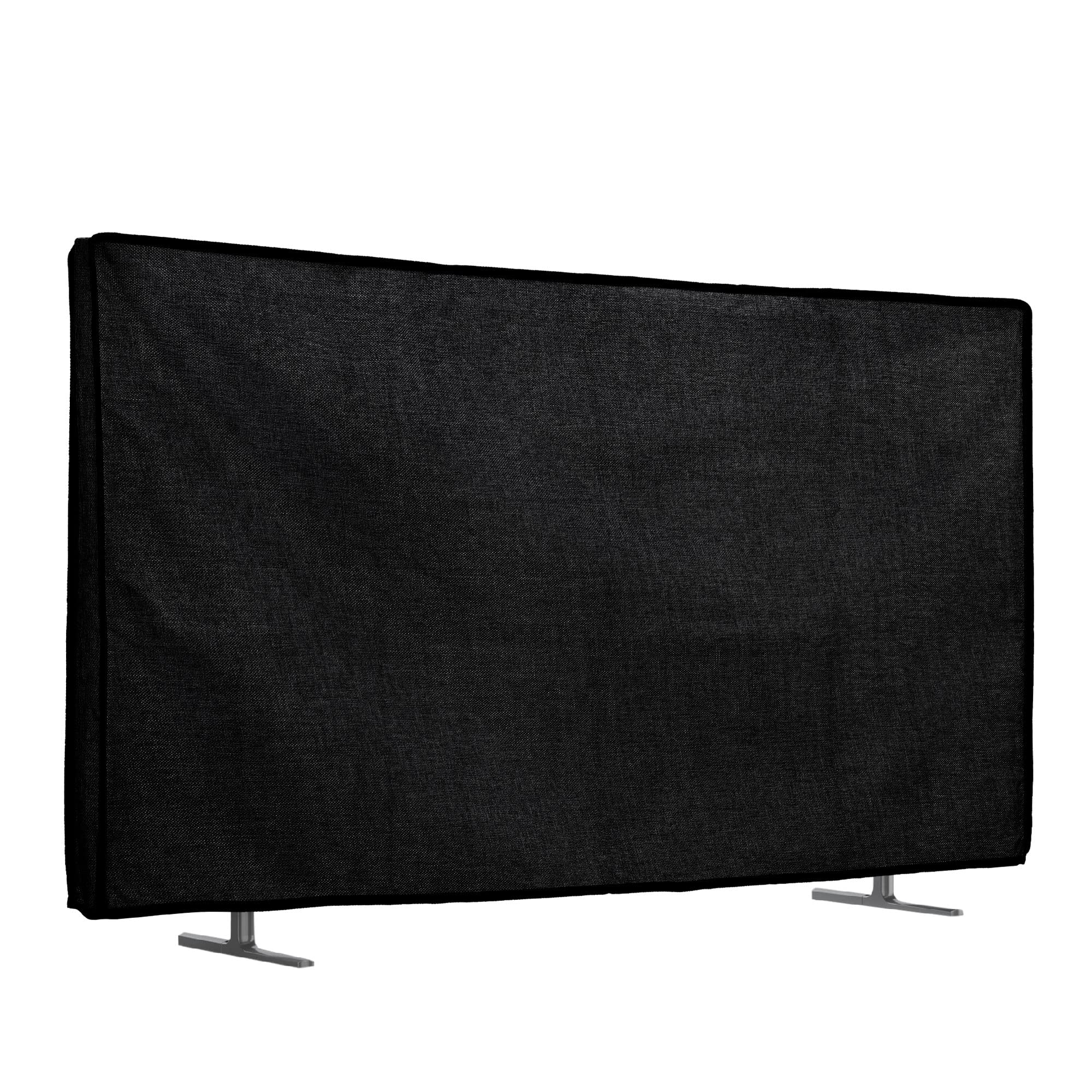 Kwmobile Housse écran TV Compatible Avec 55" TV Housse écran TV - Protection D'écran Télévision Pour Intérieur - Noir