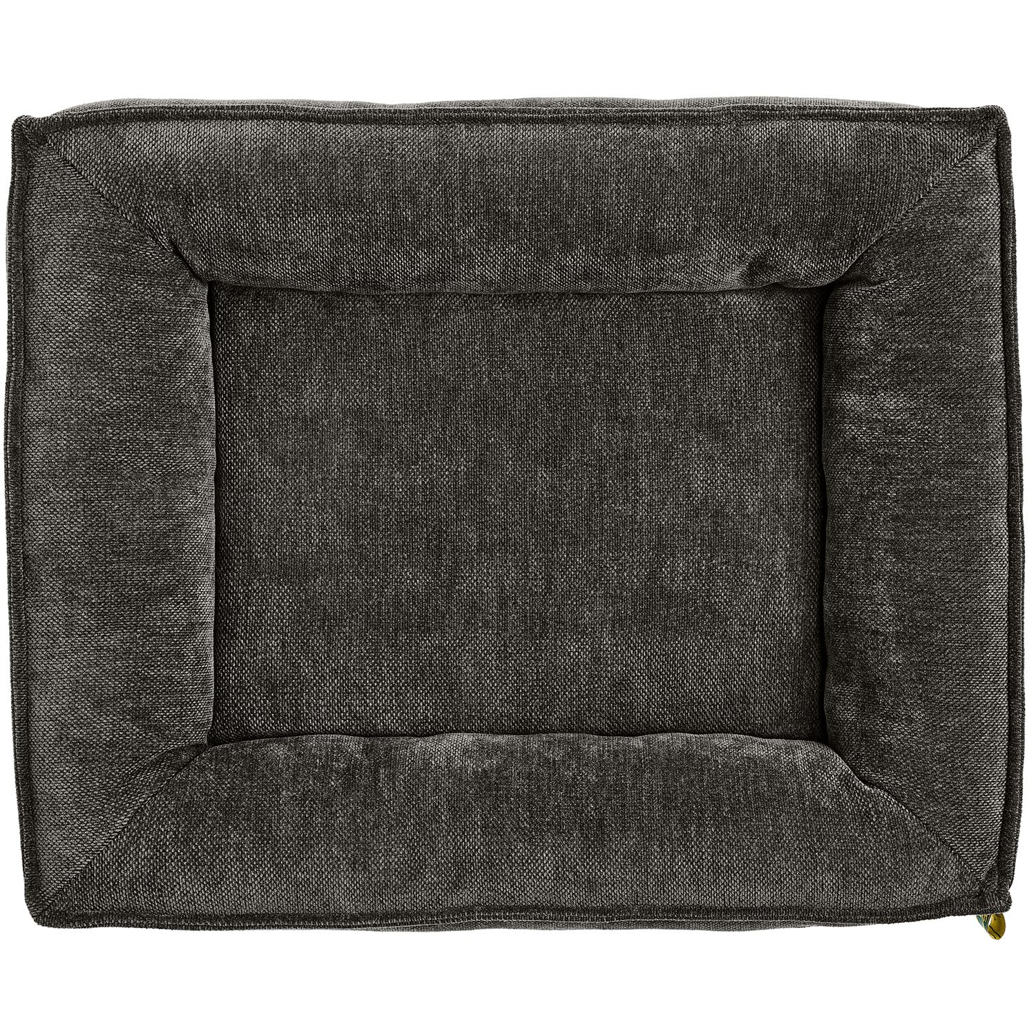 HUNTER Orthopädisches/Ergonomisches Hundebett MELUN, ergonomisches Hundebett mit Memoryschaum, druckentlastend und gelenkschonend, abnehmbarem Bezug, Farbe: anthrazit, Größe: M