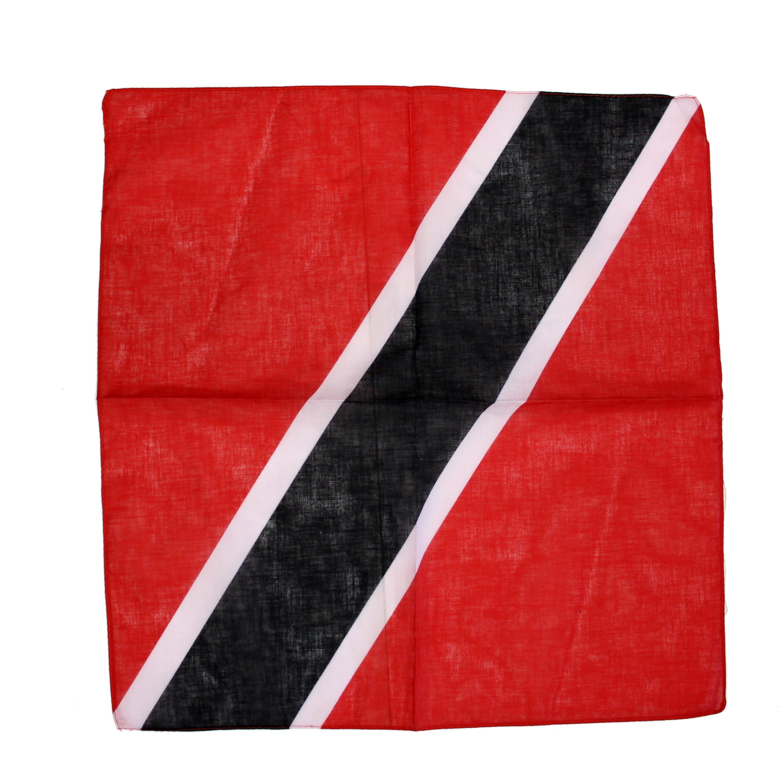 Zac's Alter Ego Unisex Trinidad & Tobago Flag Bandana, Neckerchief 100% Cotton