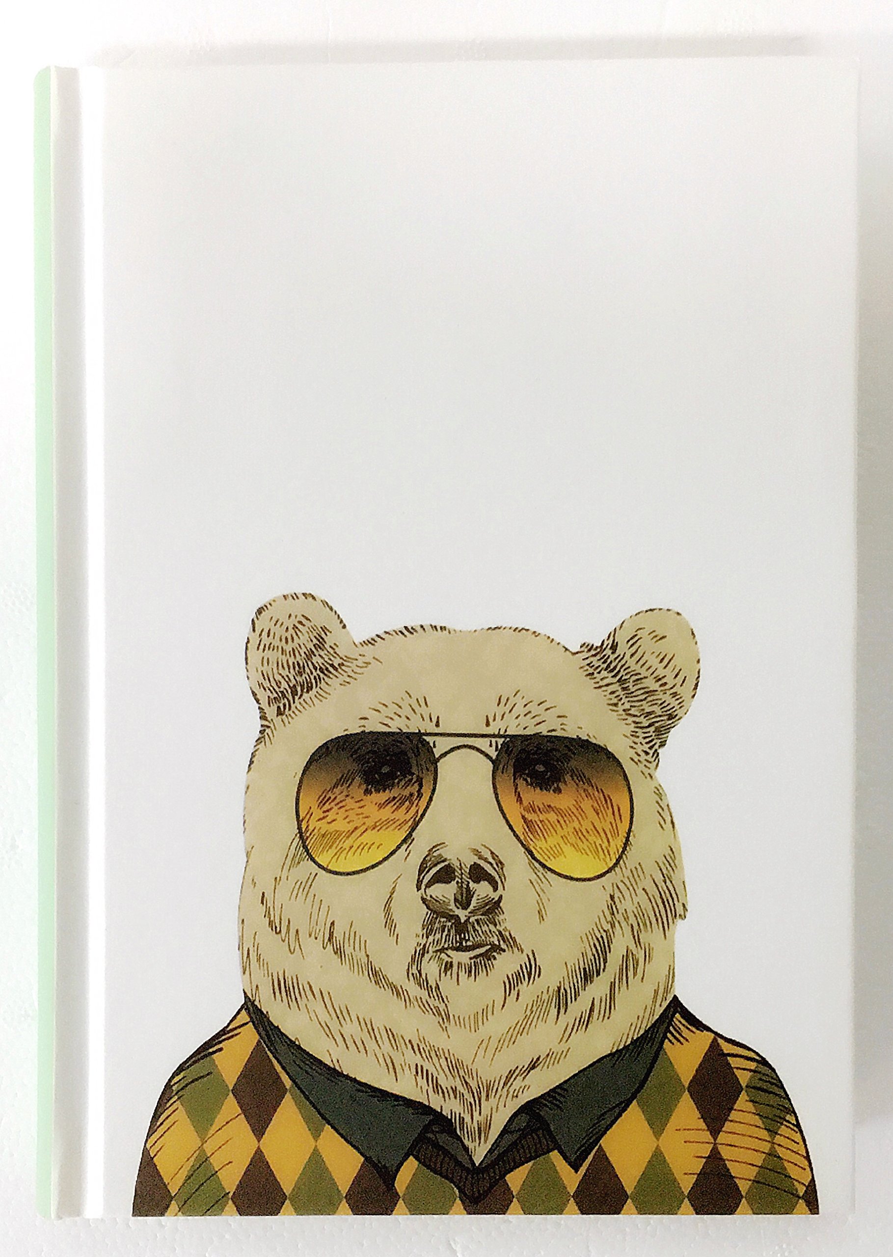 Dear Mr. Animal notebook planner medium big size board cover (Medium, Mr. BEAR)