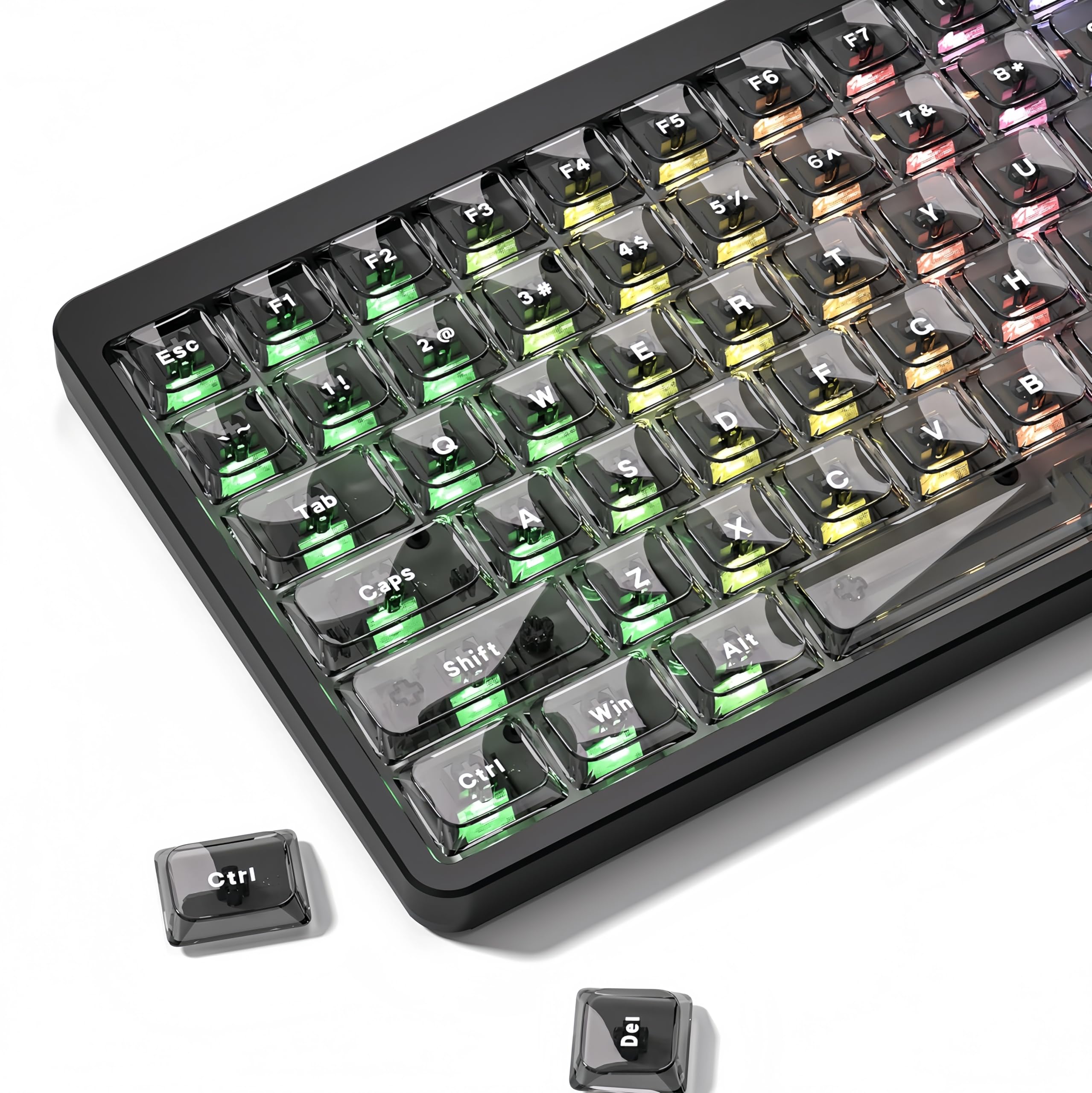 Amazon.co.jp: dagaladoo ブラック ロープロファイルキーボードキー