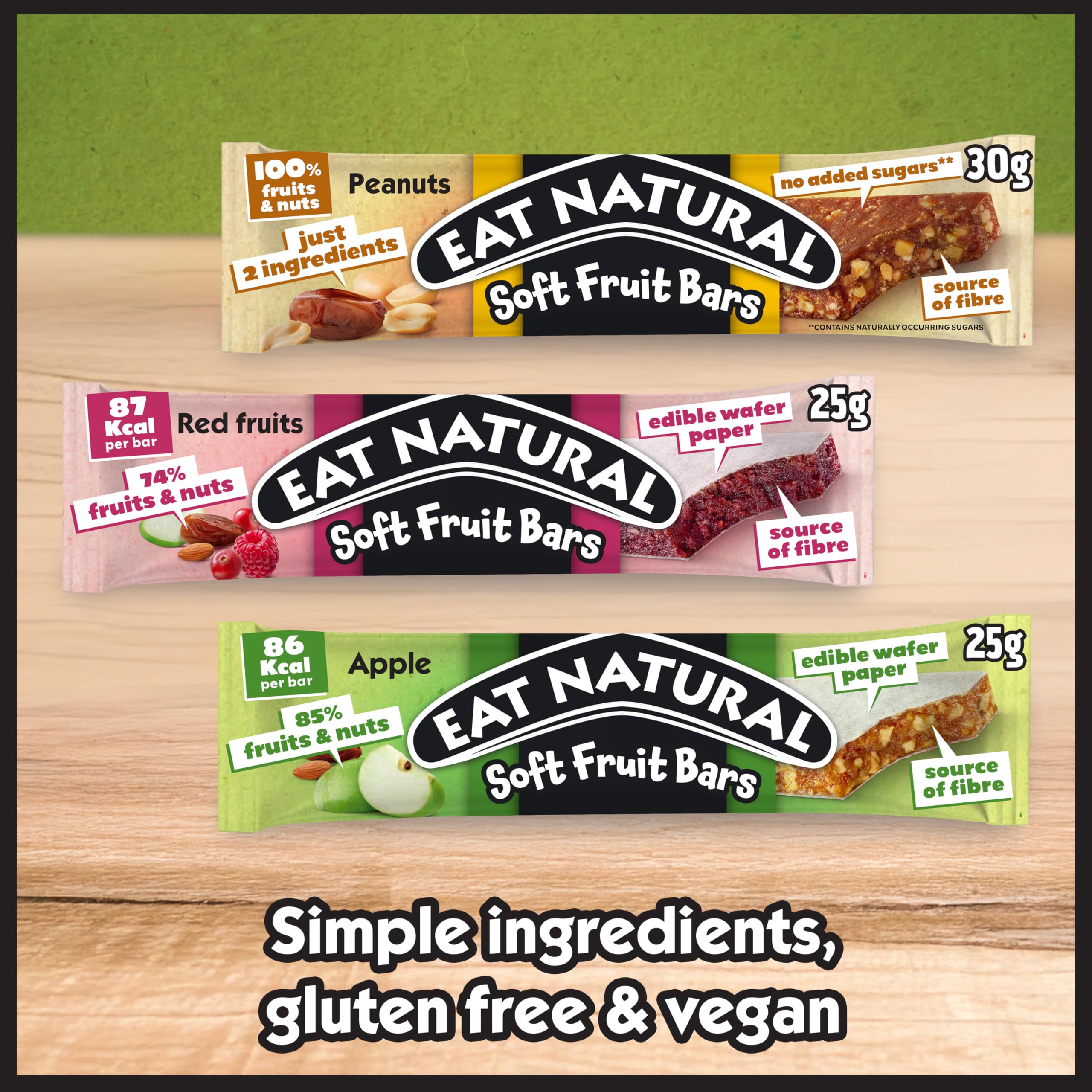 Barrette di Cereali Eat Natural Soft Mela Expo 15 x 25 g