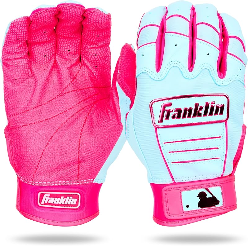 Franklin Sports MLB Guantes de bateo de béisbol - CFX Pro para jóvenes y adultos - Béisbol + Softbol - Múltiples tamaños + colores