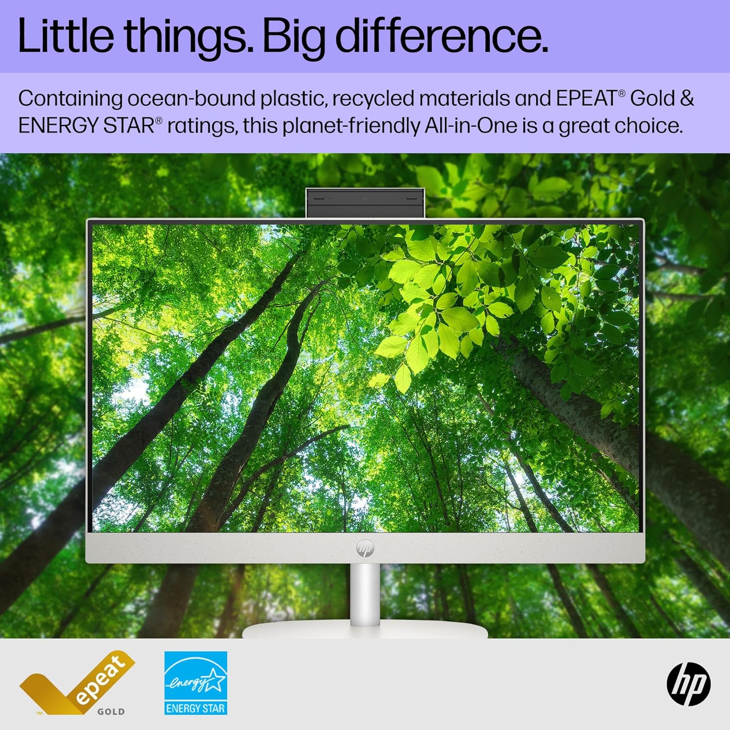 HP 23.8 inch All-in-One Desktop PC, FHD Display, AMD Ryzen 7 7730U, 16 GB RAM, 512 GB SSD, AMD Radeon Graphics, Windows 11 Home, 24-cr0090 (2023)
