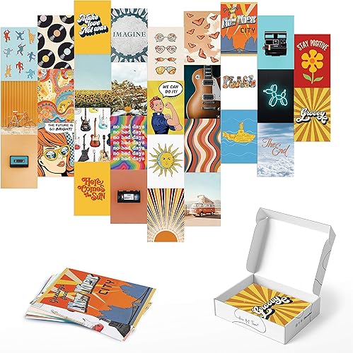 Miniatura 8 de Haus and Hues - Kit de collage estético de fotos, kit de collage de pared de la ciudad, kit de collage de imágenes para la estética de pared, kit de