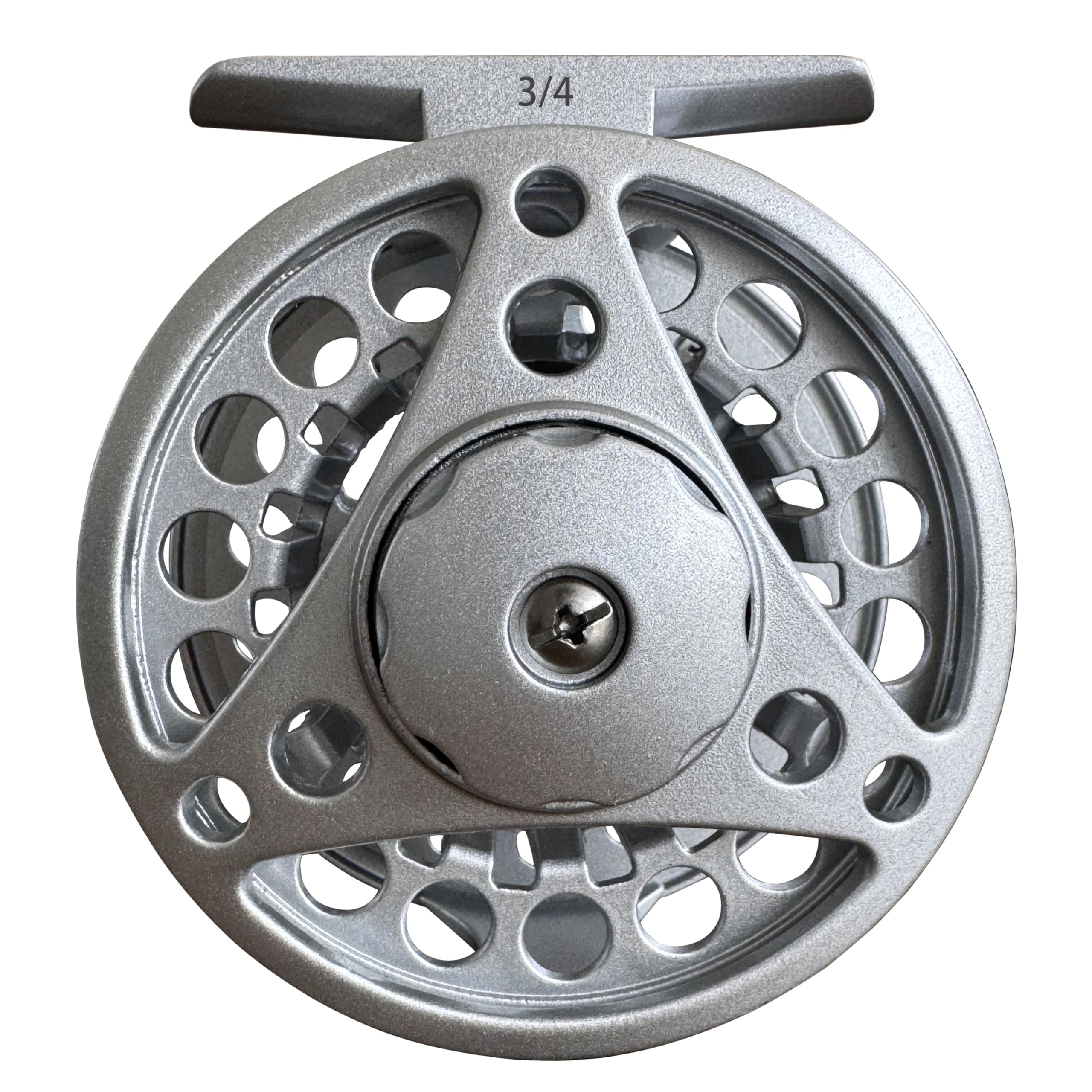 Fly Fishing Reel Large Arbor Design 3/4wt 5/6wt 7/8wt Aluminum Silver Fly Reels Freshwater Fishing