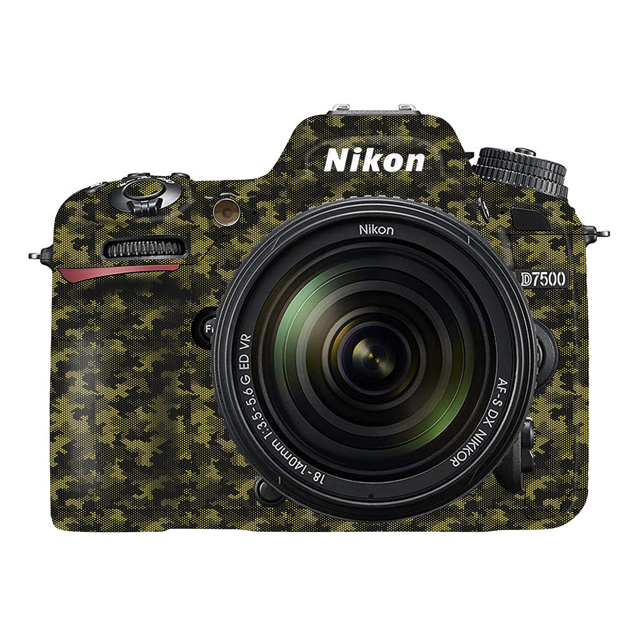 WRAPTURE. Premium DSLR Camera Scratchproof Protective Skin for Nikon D7500 - No Residue Removal, Bubble Free, Scratch Resistant, Stretchable, HD Quality Printed - HDCS01 (1 Unit)