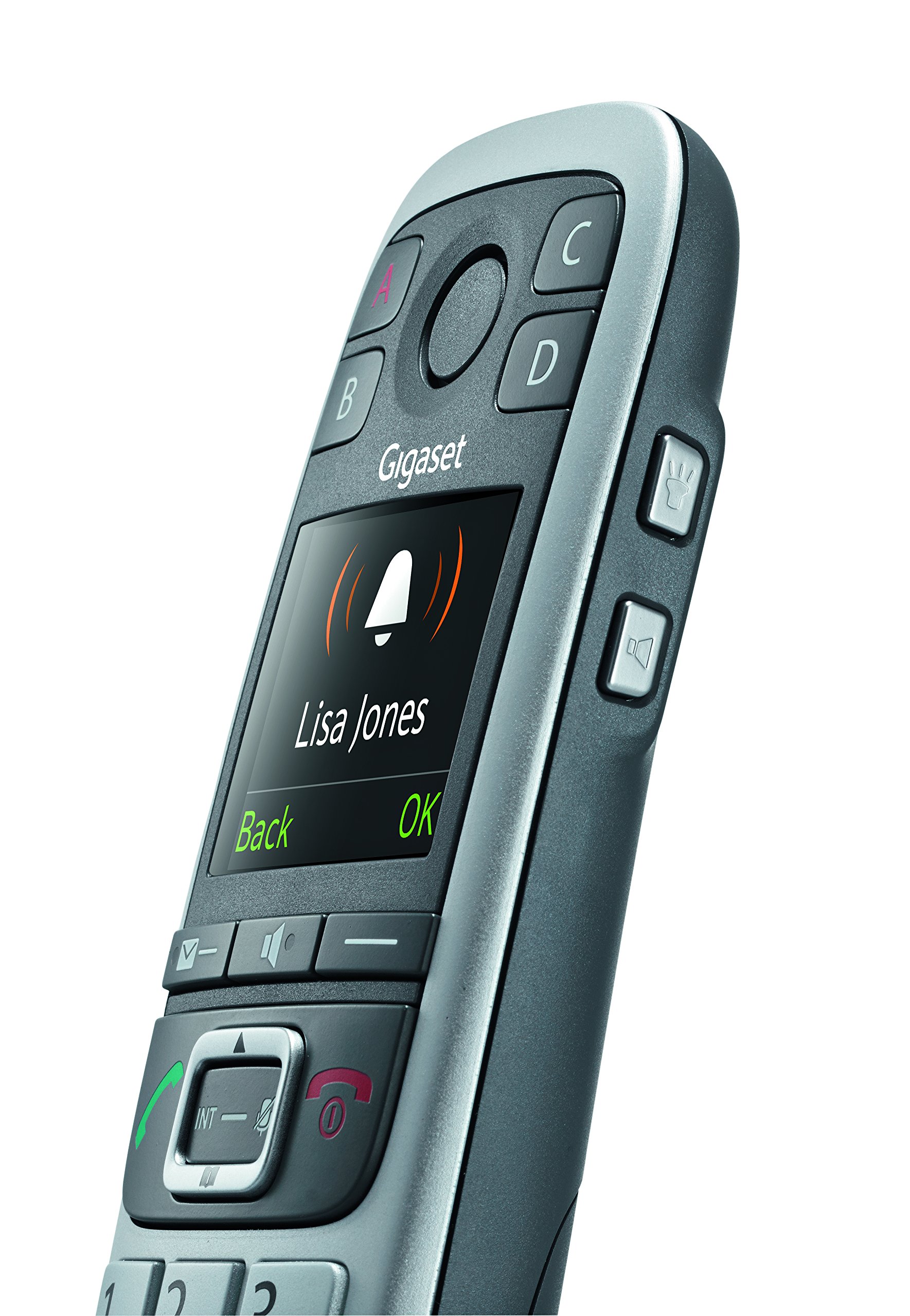 Gigaset E550A Téléphone sans fil DECT/GAP avec répondeur Argent