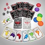 Risk Strike Cards and Dice Game for Adults, Teens, and Kids Ages 10+, Quick-Playing Strategy Card Game for 2-5 Players, 20 Min. Average, Family Games (English)