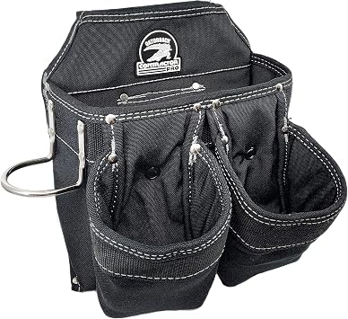 Gatorback Contractor Open Tool Belt Pouch, Large Main Compartment