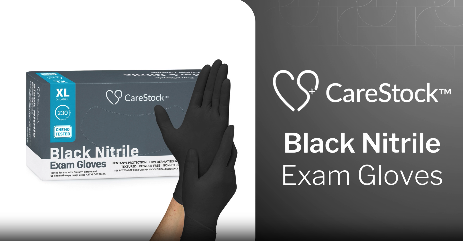 Amazon.com: CareStock Black Nitrile Exam Gloves [230 Count