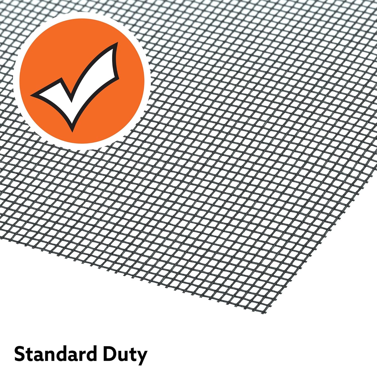 Prime-Line P 88235 Screen Mesh Roll for Window and Door Fiberglass Standard Duty 36 in. x 25 ft., Charcoal (1 Roll)