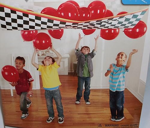 Gota de globos de cumpleaños de Disney Cars Grand Prix