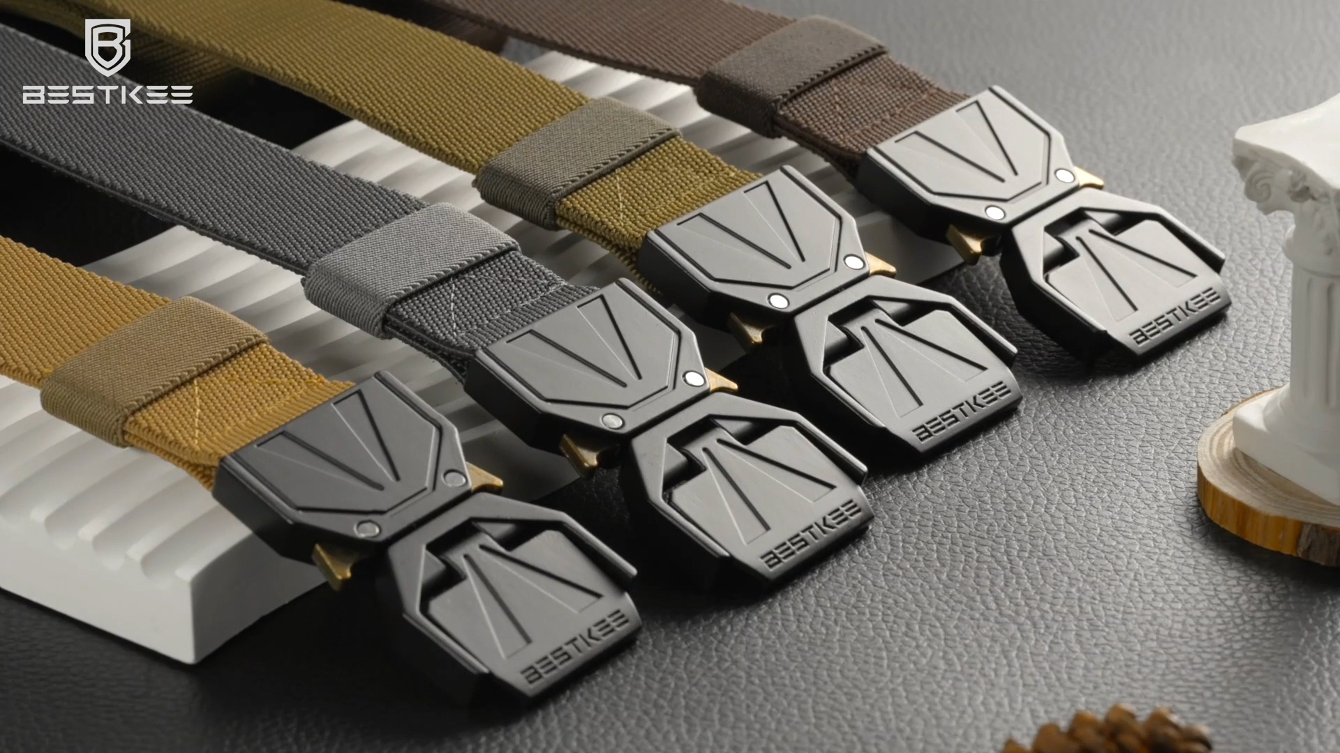 Cintura Tattica DJLLA Uomo - Nylon 1000D Con Fibbia Sgancio Rapido Per Outdoor - Foto 7