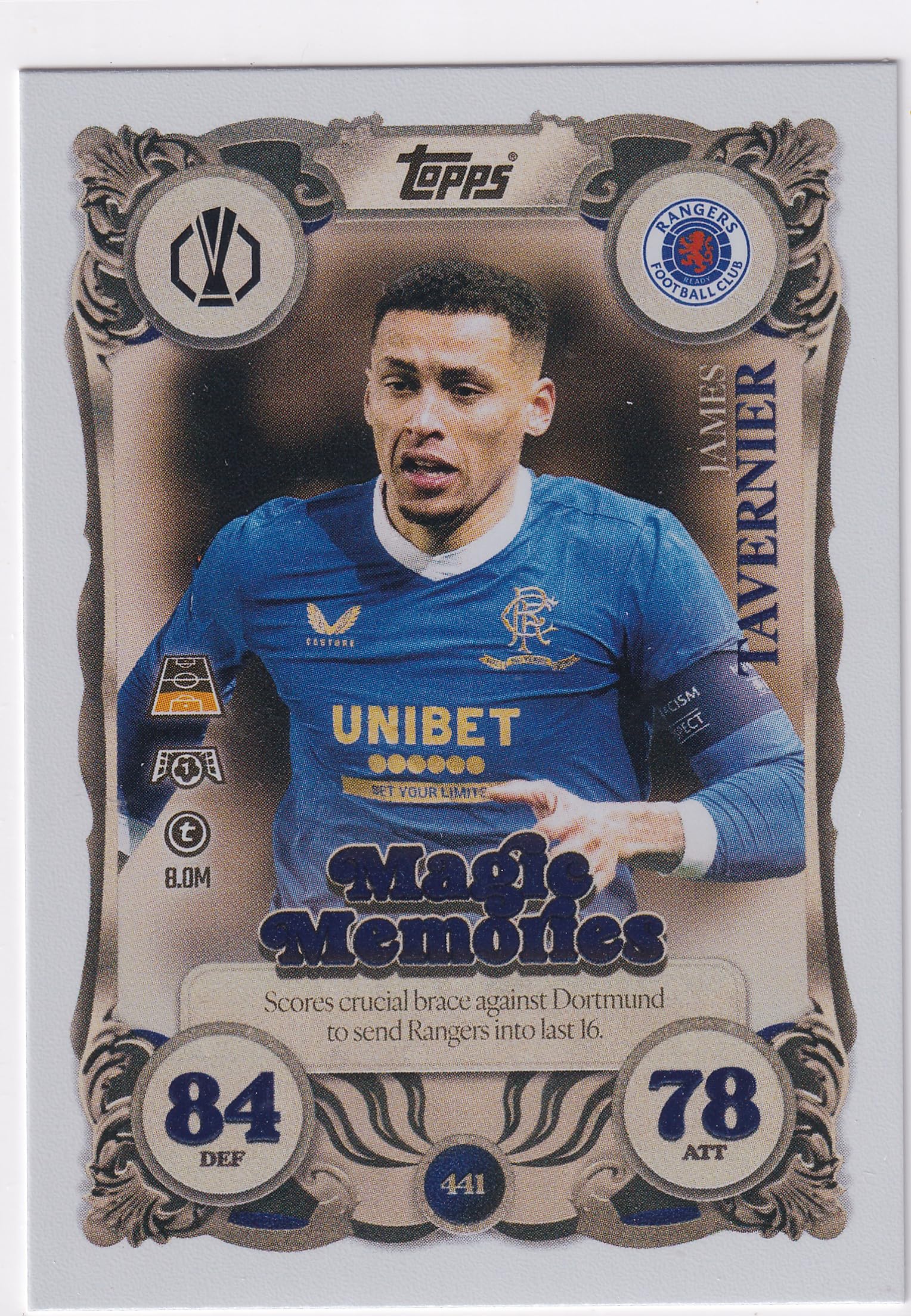 Match Attax 2025 2026 Magic Memories Trading Card(s) You Select (James Taverner 441)