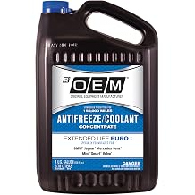 Recochem OEM 86-314BOEME Blue Premium Antifreeze Concentrate Extended Life - Euro I BLUE, 1 gallon, 1 Pack