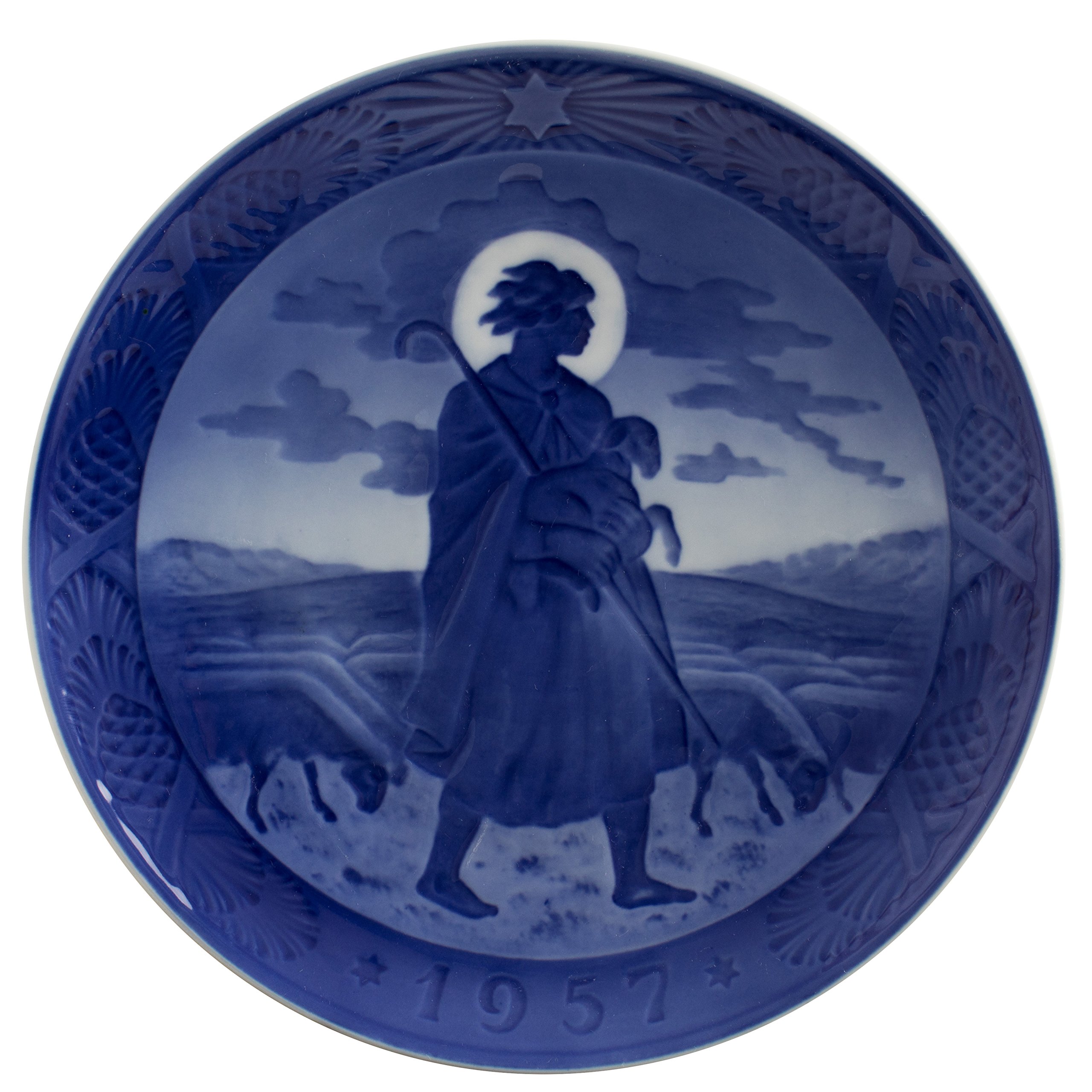 Piatto Di Natale Royal Copenhagen 1972 Originale - Porcellana Collezione Limitata 'In The Desert' - Foto 6