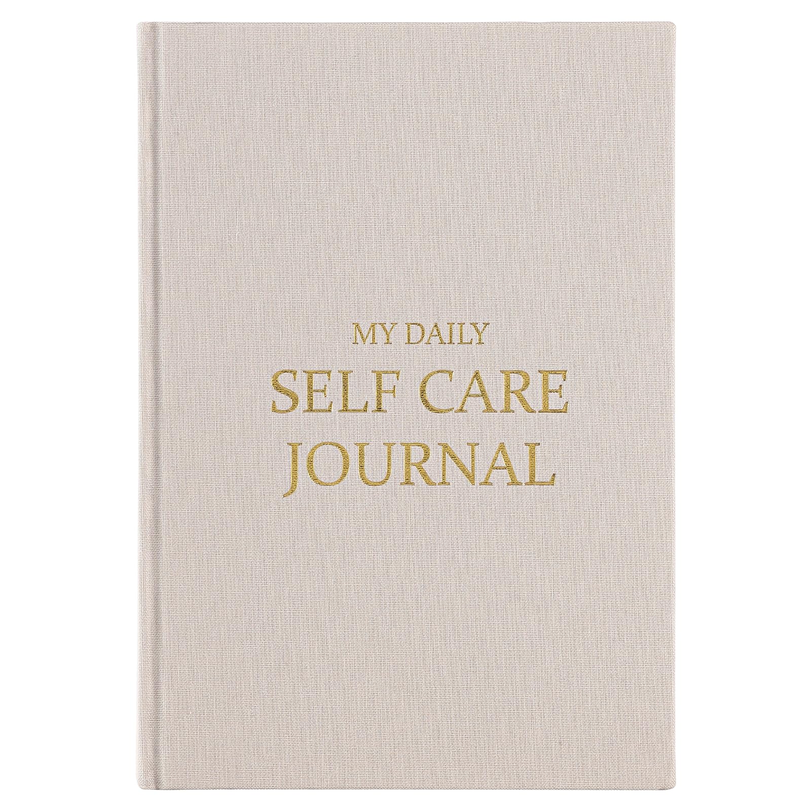 Mcdsuc Self Care Journal Daily Reflection Notebook,Gratitude Journal for Women &Men,Self Reflection Prompts, Personal Wellness Planner with100Gsm Premium Paper,8.26 X 5.7 inches,(Beige)