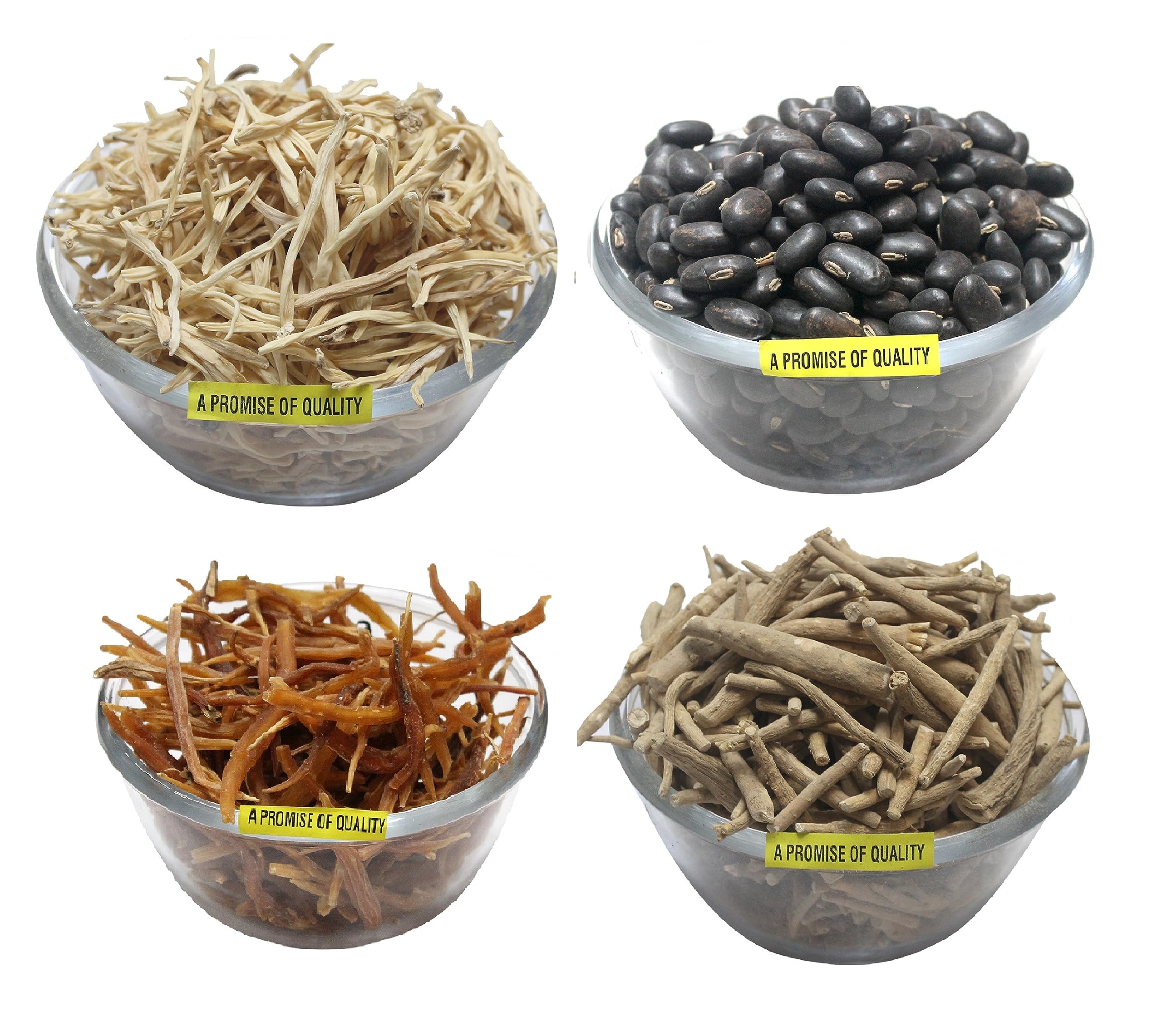 Shatavar, Safed Musli, Ashwagandha Kaunch Beej Combo Pack Seed (200GM per Packet) 50 GM Each__A33