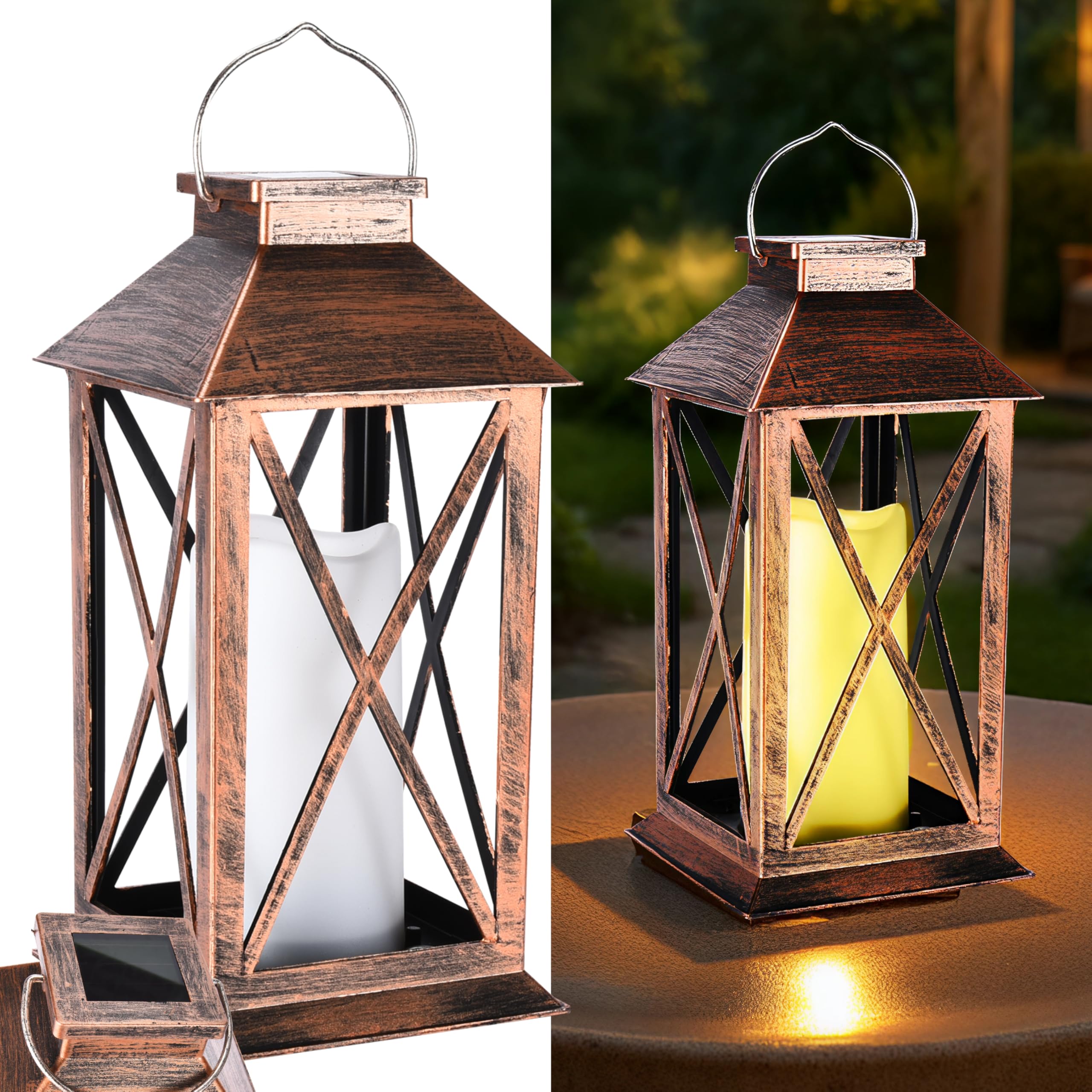SteadyDoggie - Solar Lantern Waterproof - Decorative X