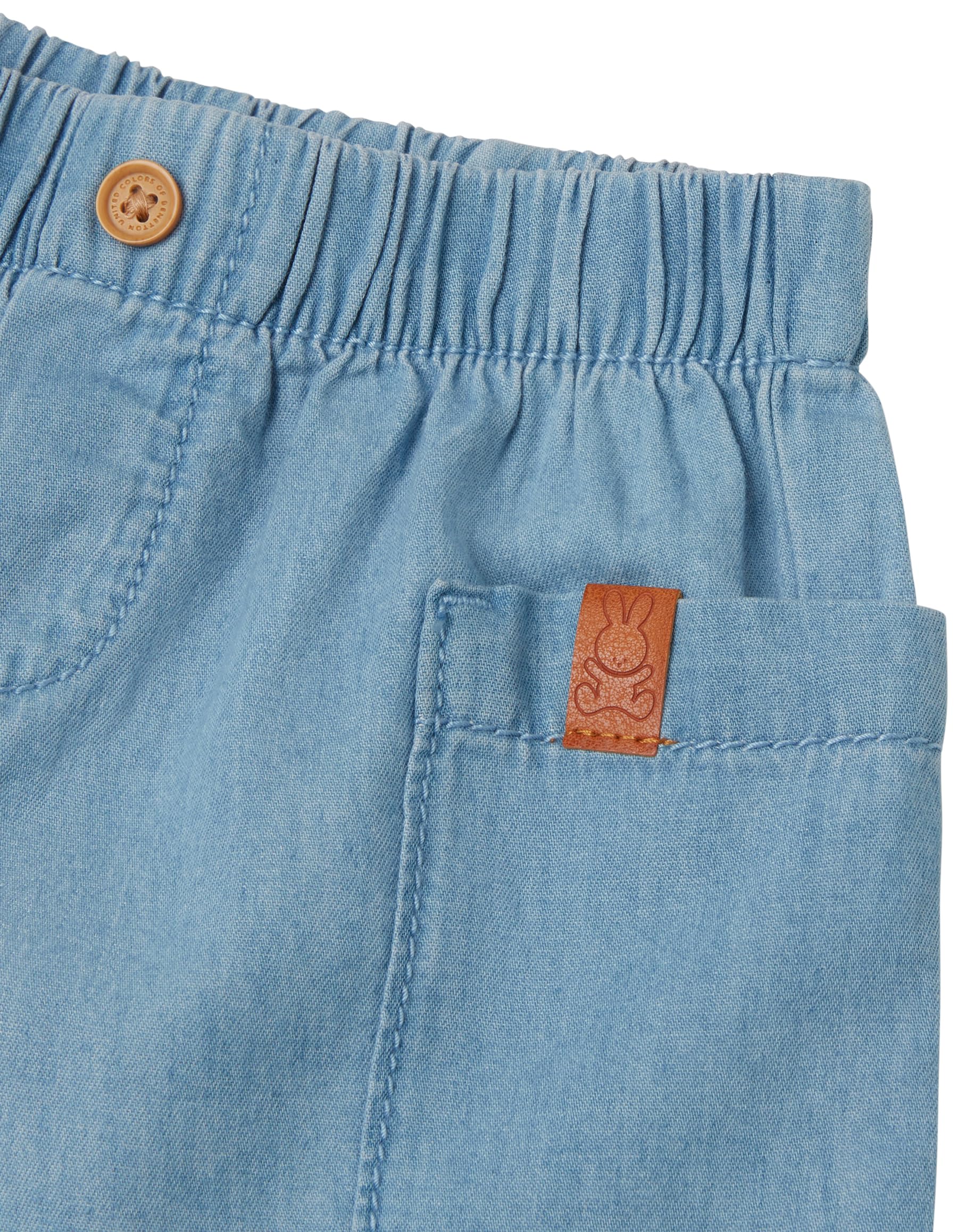 United Colors of Benetton Short, Turquesa, 74 cm