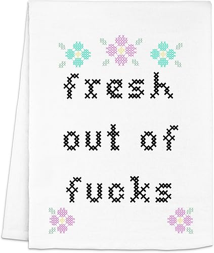 Miniatura 15 de Moonlight Makers, Colorful Funny Dish Towel Pair, Set of 2, Flour Sack Kitchen Towel, Sweet Housewarming Gift, Farmhouse Kitchen Decor