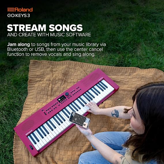 Roland GO:KEYS 3 Keyboard - Midnight Blue