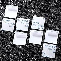 Vista 5 de 150 adaptadores de tarjeta de pendientes, adaptador de labios autoadhesivo, colgador de labios de plástico para aretes, collares, tarjetas