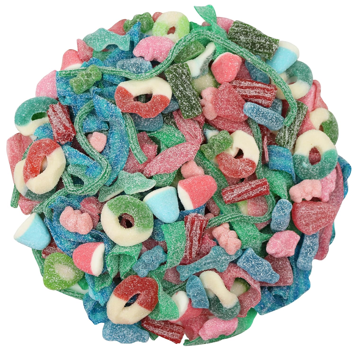 FirstChoiceCandy Sour Mix Gummies (Blue, 5 Pound)