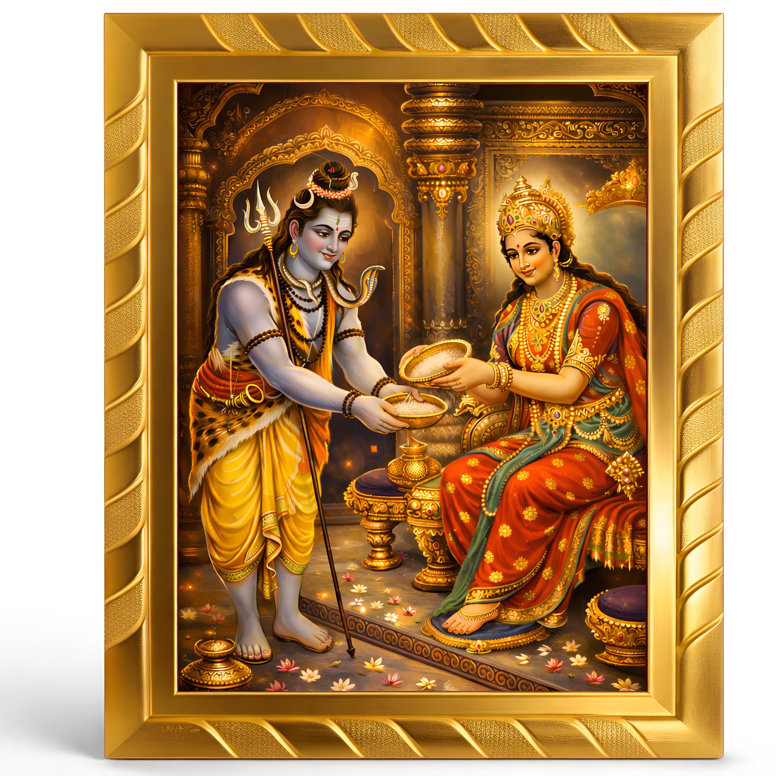 Maa Annapurna Wall Art - Prosperity & Blessings -1