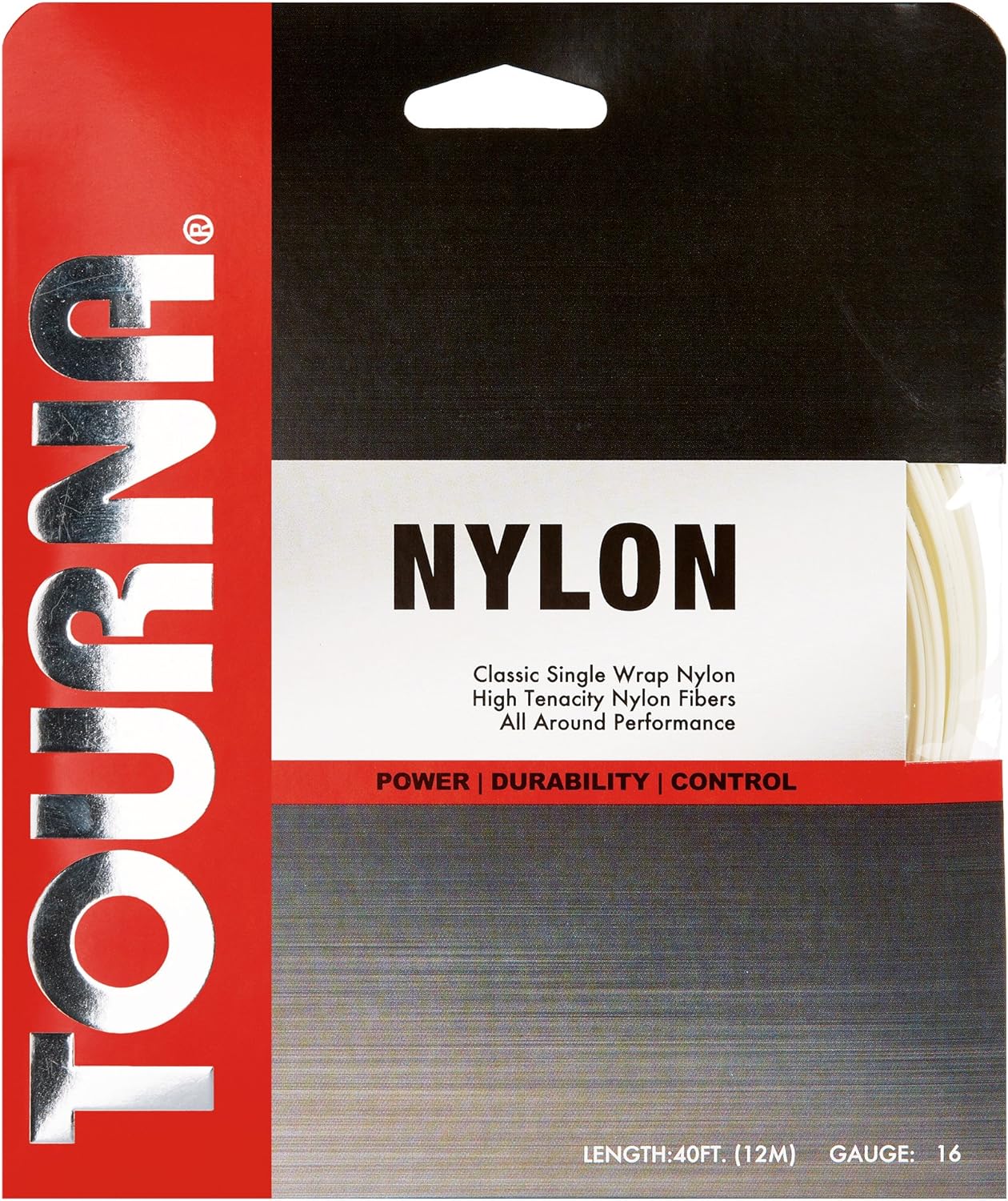 Tourna Unique Sports 16G Nylon Tennis String