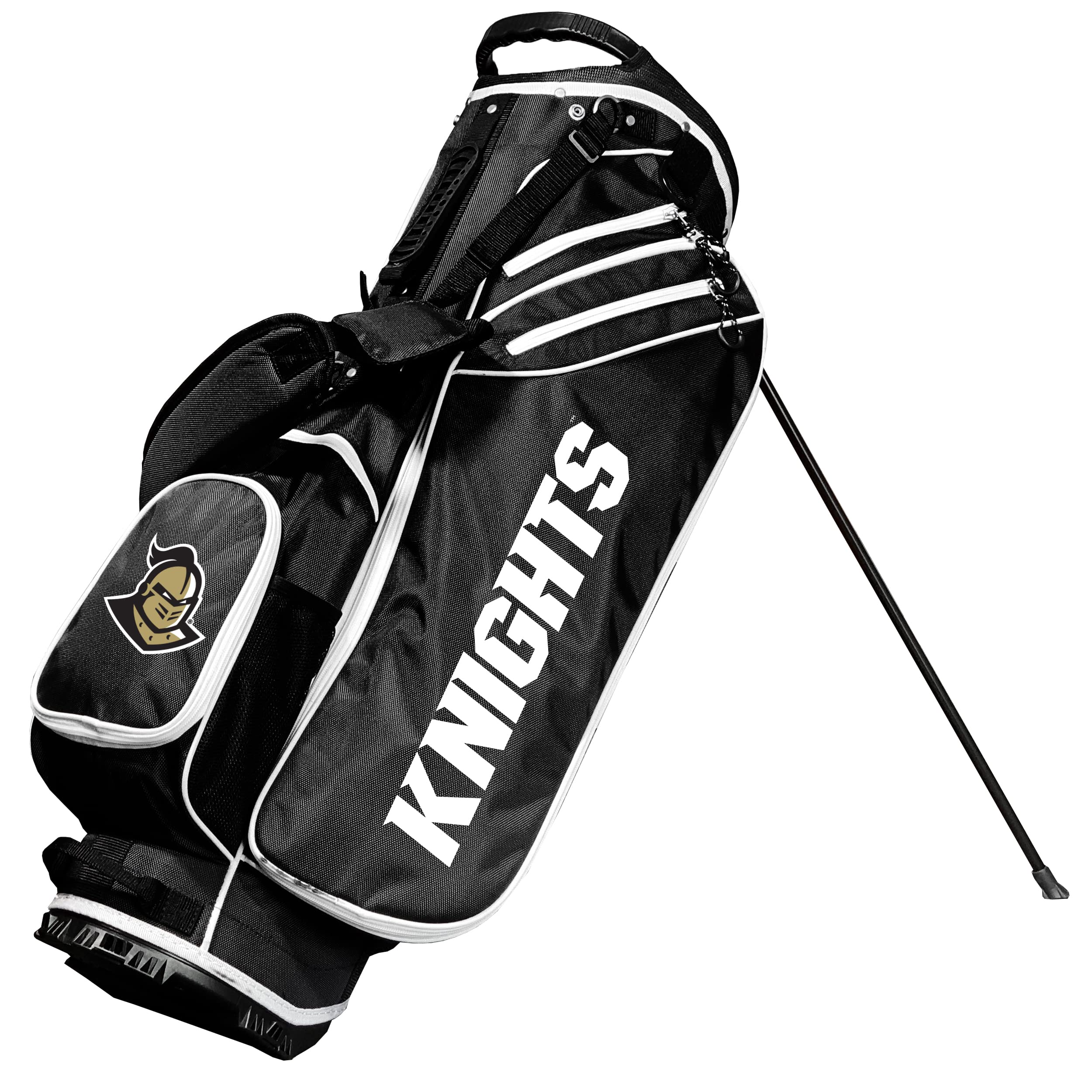 Team Golf NCAA Birdie Stand Golftasche, leicht, 14-Wege-Schläger-Trennwand, Feder-Action-Ständer, Klett-Handschuh und Schirmhalter & gepolsterte Griffe
