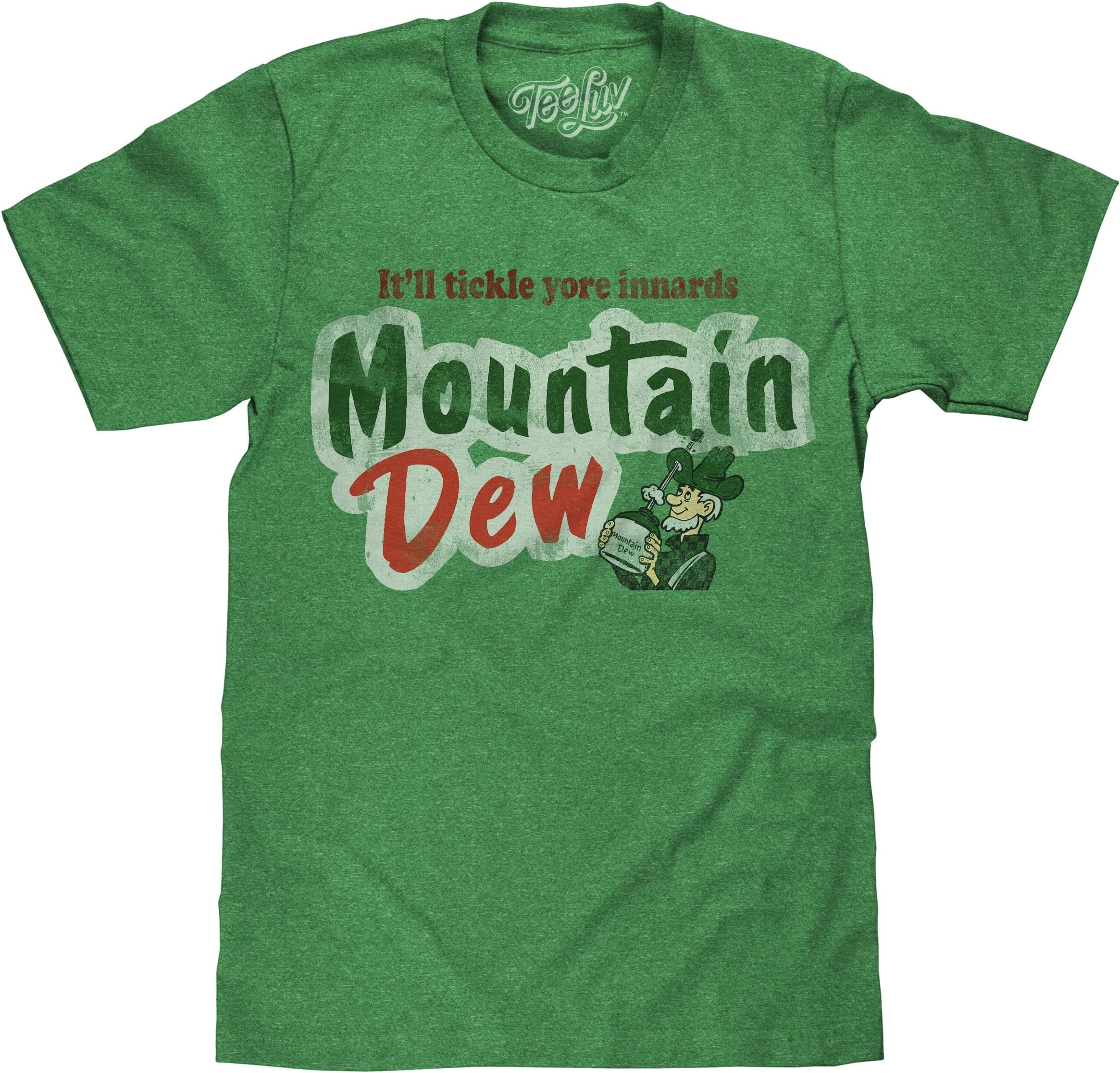 Sponsored Ad - Men's Mountain Dew T-Shirt - It'll Tickle Your Innards MTN Dew Shirt