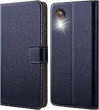 HOOMIL MagFlip Case for Samsung Galaxy Xcover 5, [Fine Workmanship] Premium Leather Flip Case Cover – Blue