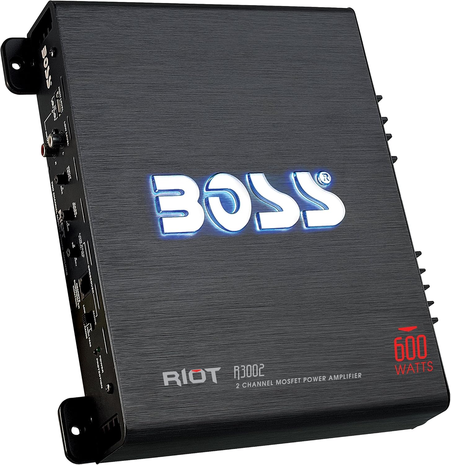 BOSS Audio Systems R3004 4 Channel Car Amplifier - 1200 Watts, 2/4 Ohm Stable, Class A/B, Full Range, Bridgeable, MOSFET Power Supply, Remote Subwoofer Control : Everything Else