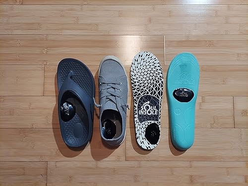 Miniatura 6 de Rampa de gel adhesivo para sobrepronación, supinación, soporte de arco o metatarsianos - Inserto de zapato apilable y lavable Fascitis plantar