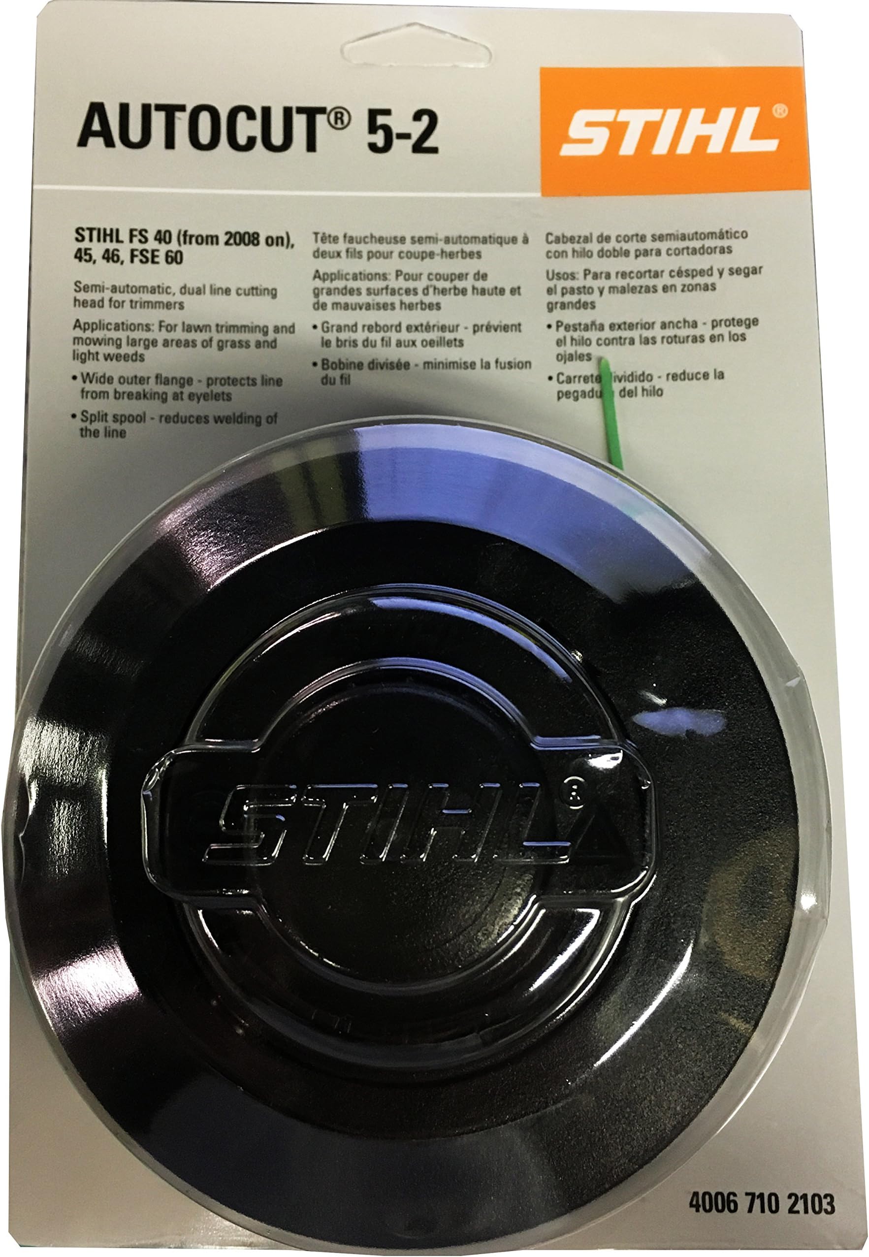 2 Pack Trimmer Bump Knob Fits Stihl 40067104000 FSE60