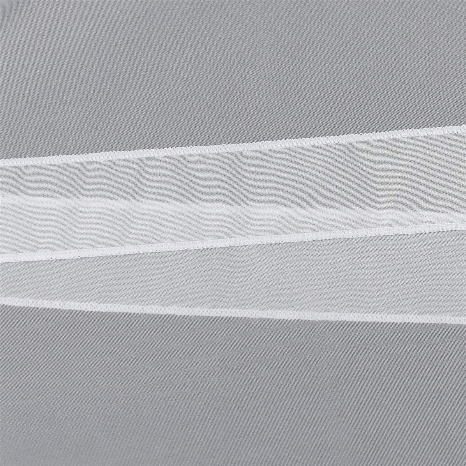 ESLIR Roman blind with loops, Roman curtains, voile curtains, kitchen tie curtain, transparent, loop blind, curtains - Image 4