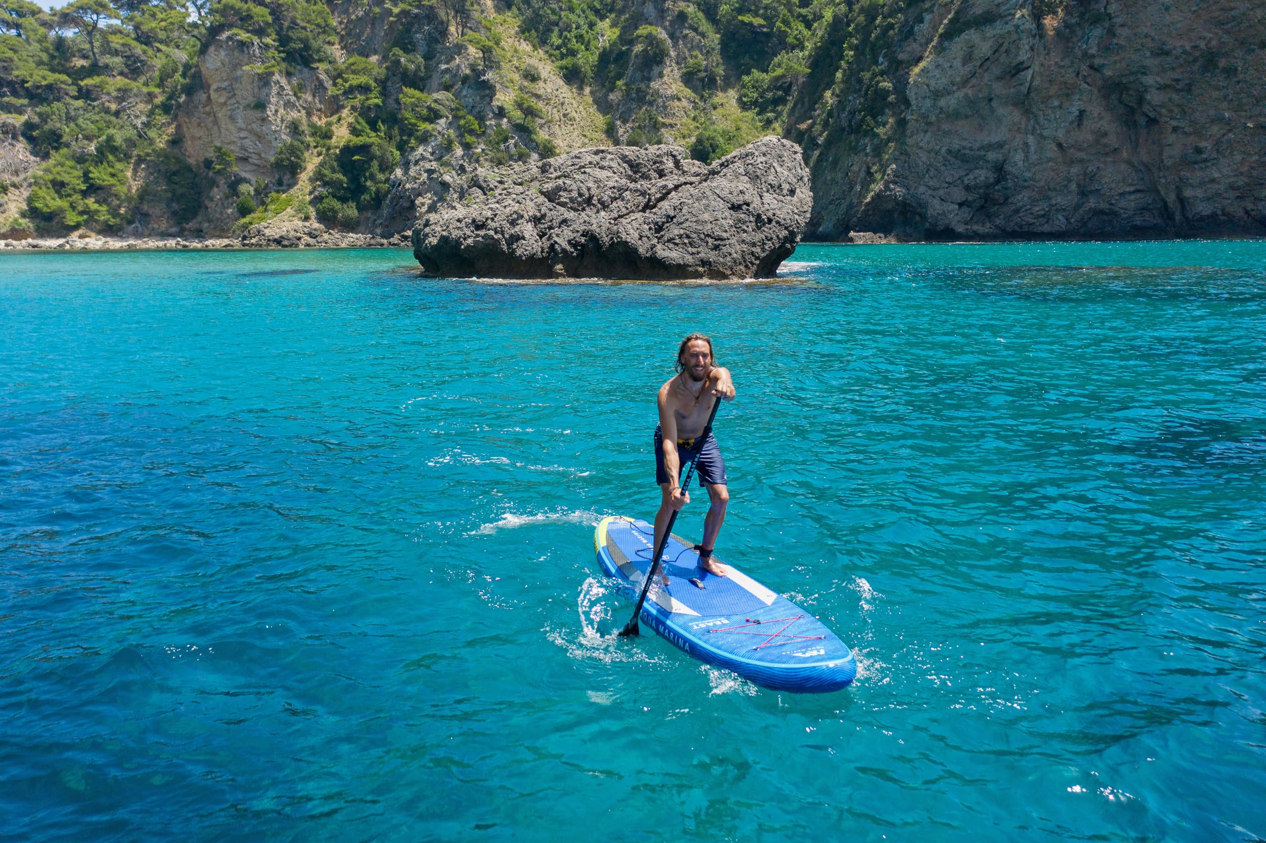 Aqua Marina Stand Up Paddle Beast 320x81cm | All-Around-Advanced ISUP | Inkl. Pumpe, Paddel, Mittelfinne, Sicherheitsleine & Zubehör | Perfekt für Anfänger & Fortgeschrittene