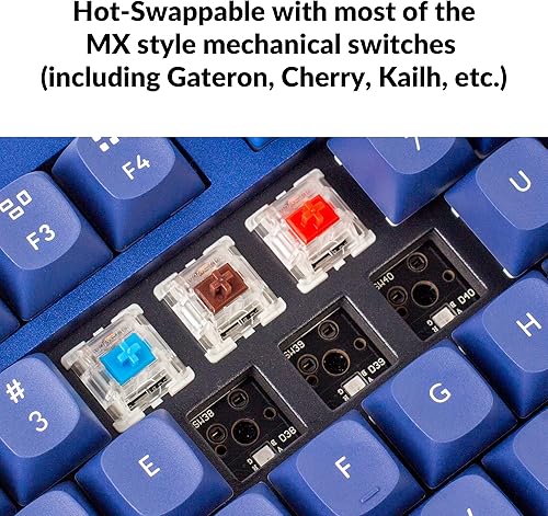 Miniatura 3 de Keychron Q3 Teclado Mecánico Programable Macro Intercambiable en Caliente con Cable Diseño Tenkeyless 87 Teclas RGB QMKVIA con Interruptor Gateron G