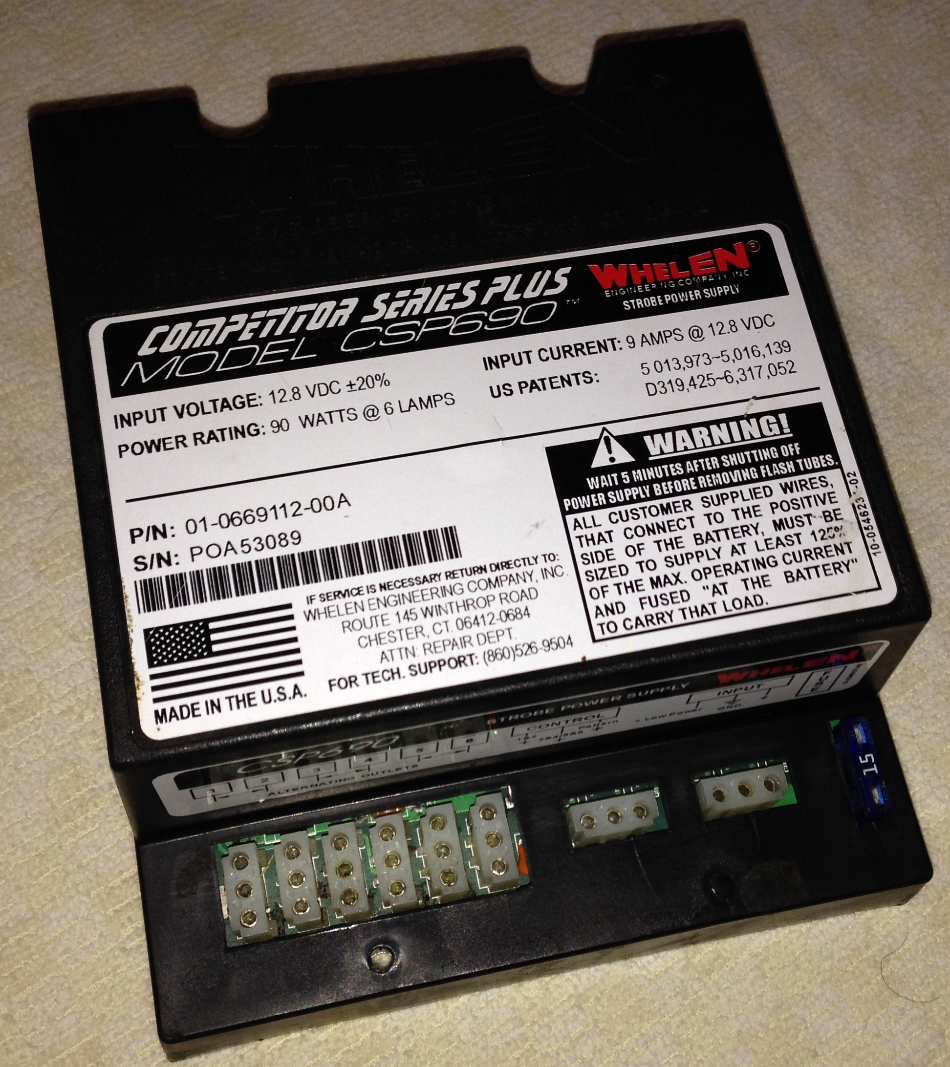 Amazon.com: Whelen CSP690 Competitor Series Plus Power Supply