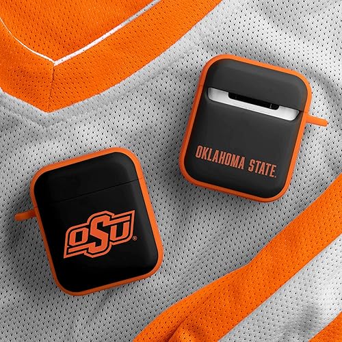 Miniatura 45 de AFFINITY BANDS Oklahoma State Cowboys Camo HDX - Funda compatible con Apple AirPods Generaciones 1 y 2