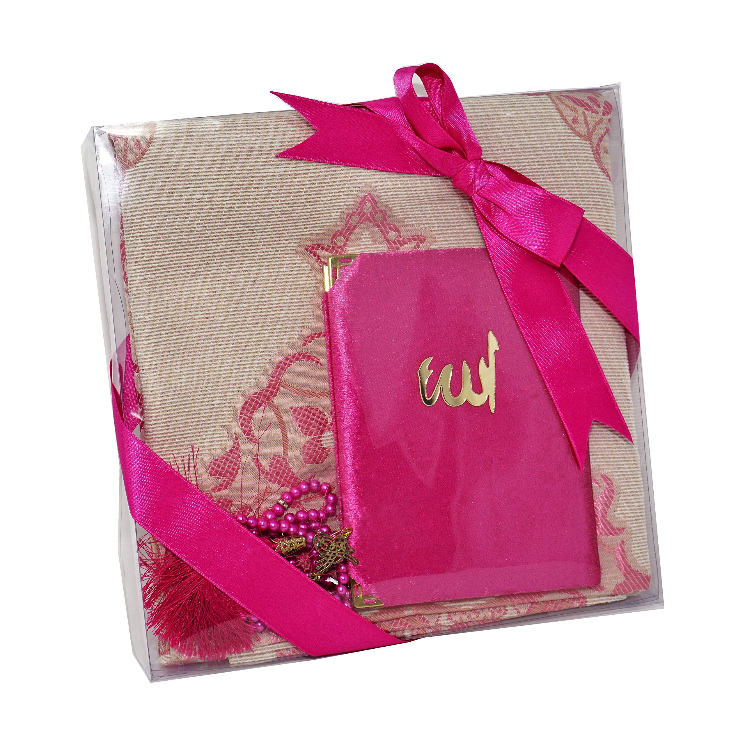 Buy Islamic Gift Set (Quran Booklet 9 Surahs + Prayer Mat Prayer Beads