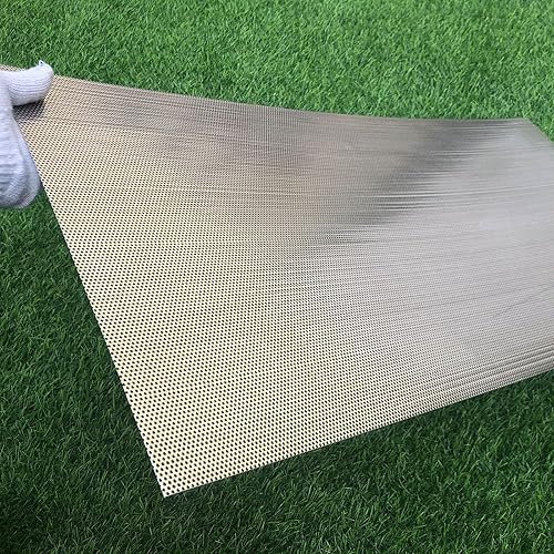 Miniatura 10 de Hojas de metal perforadas, hojas expandidas y perforadas, hoja de acero inoxidable perforada-20GA Agujero de 0.06 pulgadas (aproximadamente 0.059