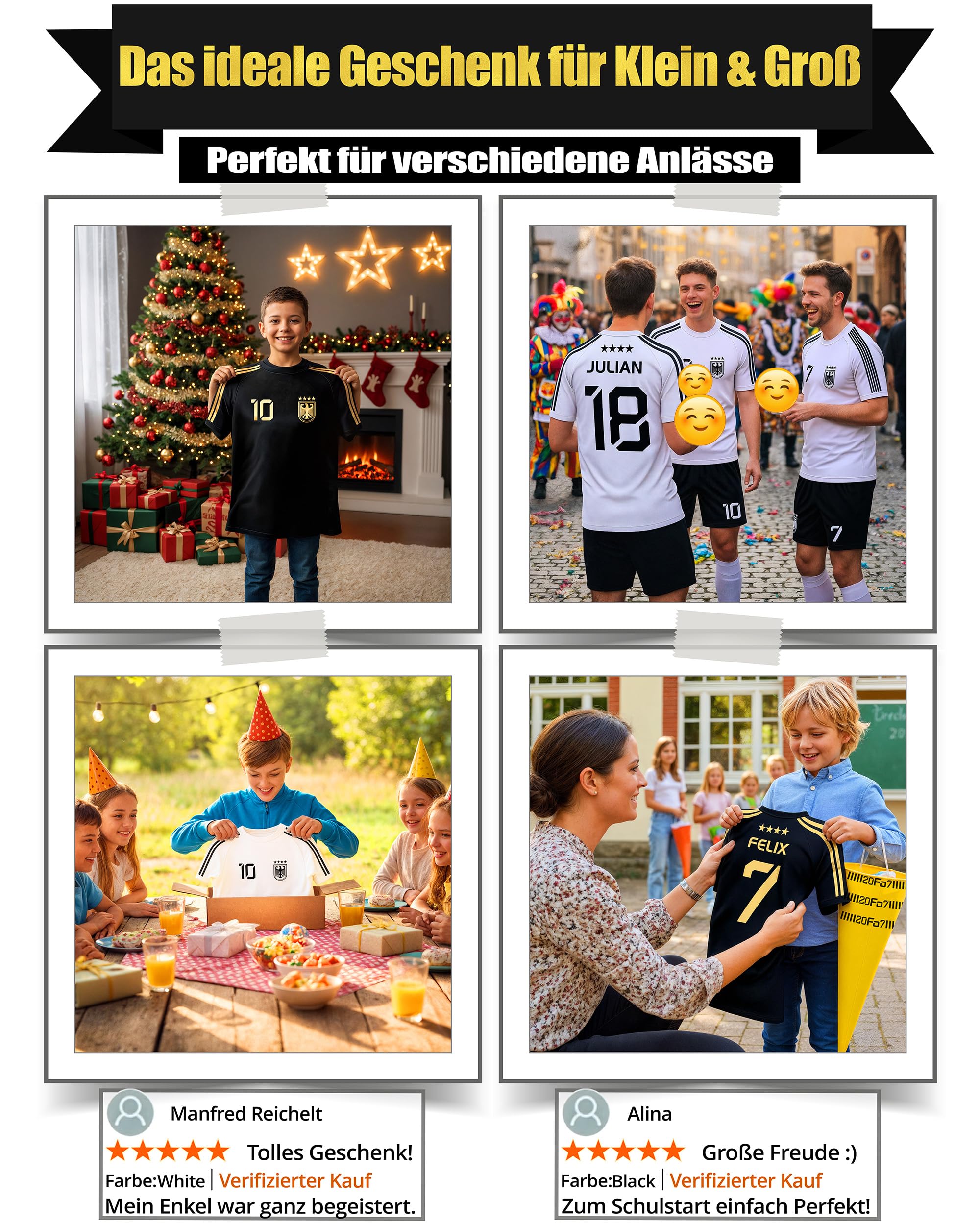 Deutschland Trikot Kinder Herren Damen WM 2026 Fussball Geschenke Jungen Coole Sachen für Jungs Fußball Trainingsanzug Tshirt EM Shirt geschenk junge 10 jahre Fußballtrikot Mädchen Set IIIII20Fo7IIIII