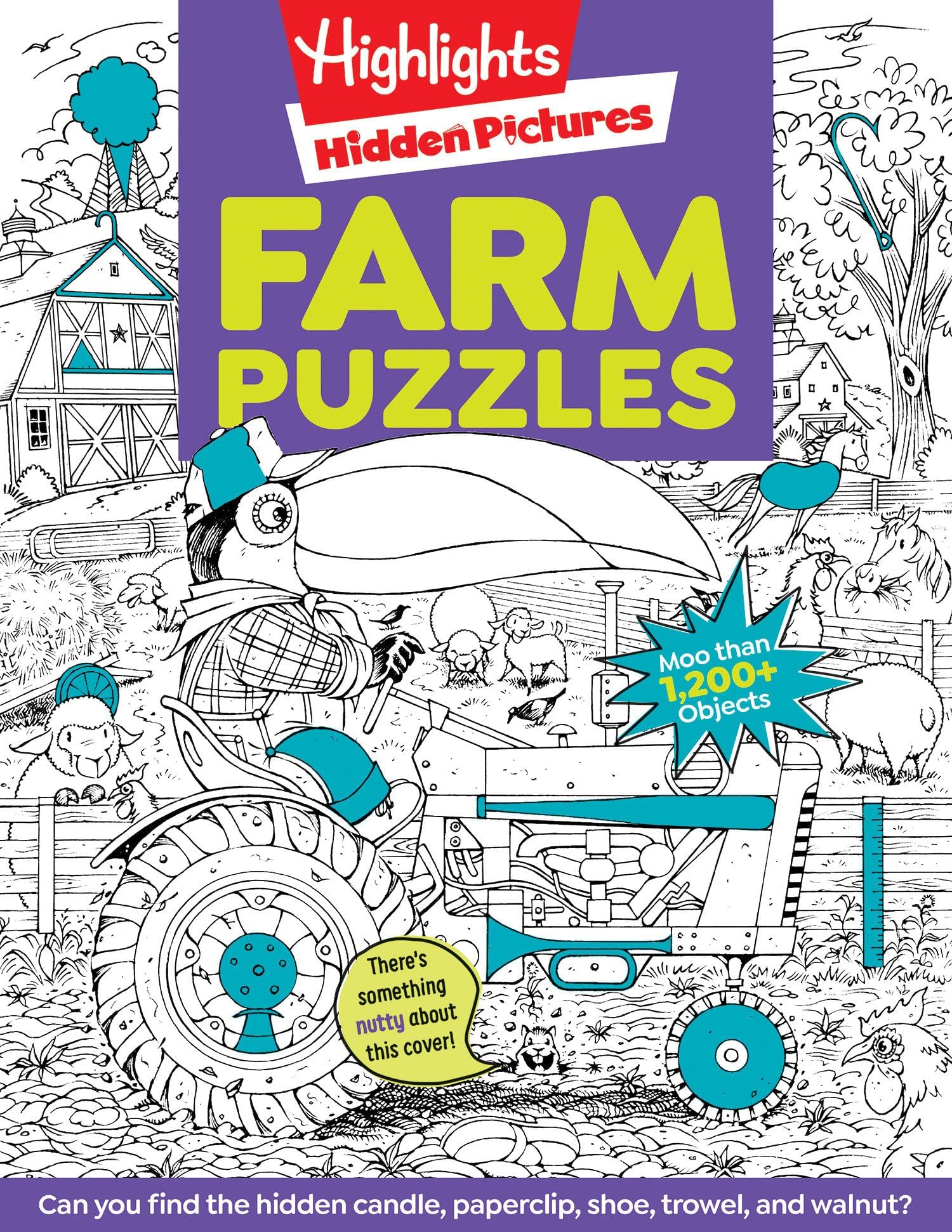 Farm Puzzles (Hidden Pictures) - Ultimate Farm Picture Puzzle Book with Over 1,200 Objects to Seek and Find, Farm-Themed Activity Book for Kids 6 and Older